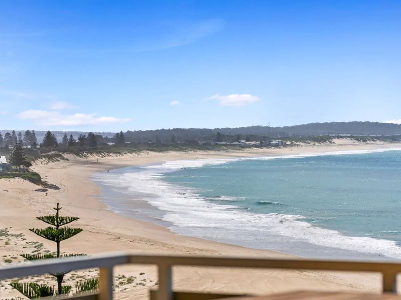 Sweeping beach views from the balcony