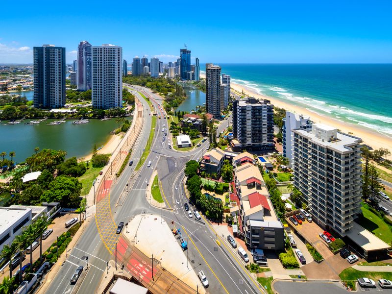 Stunning city-to-water views from the balcony.