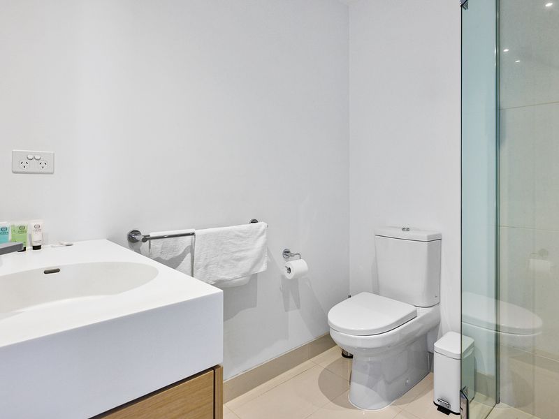 Bright vanity area with ample space