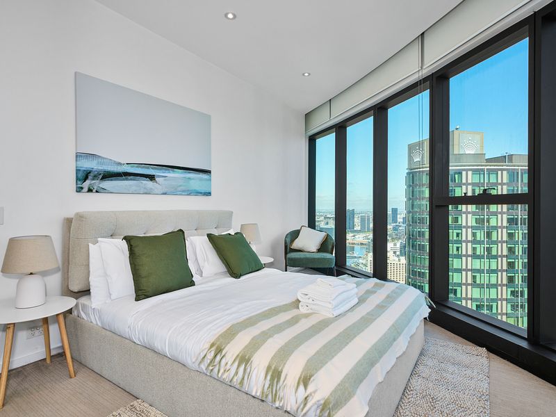 Master bedroom with stunning panoramic views