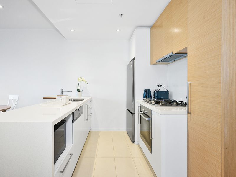 Streamlined kitchen layout for easy meal prep