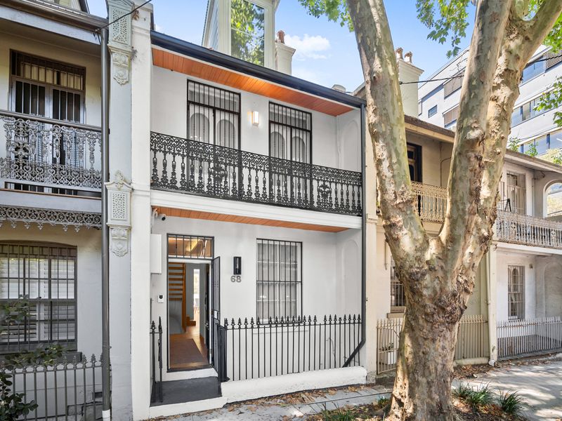 Charming heritage façade with balcony and street appeal