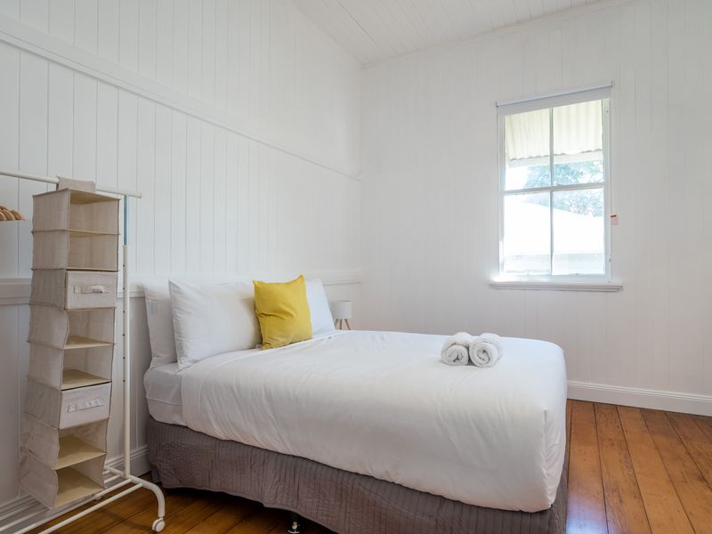 Light-filled guest bedroom for a peaceful stay