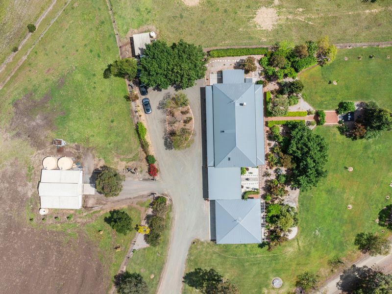 Aerial view showcasing the expansive property and peaceful surroundings