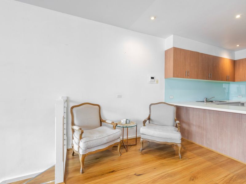 Additional seating space near the kitchen