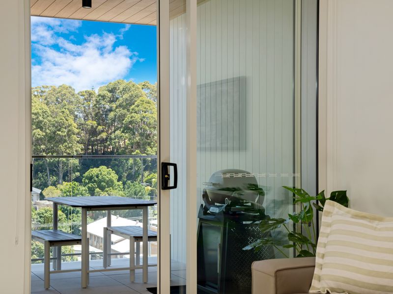 Private balcony with outdoor seating