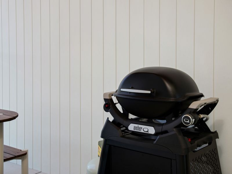 BBQ setup for relaxed outdoor cooking