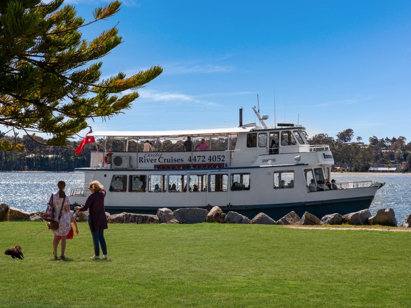 Local ferry offering easy access to nearby coastal towns