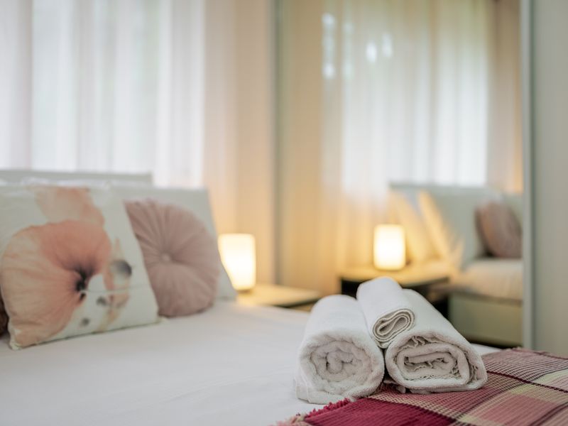 Bedroom details designed for a relaxed stay