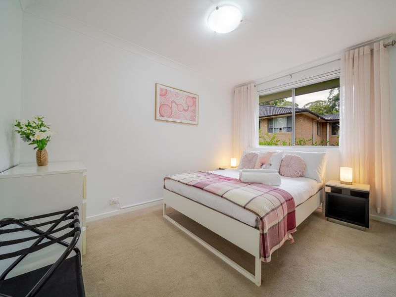 Cozy bedroom retreat with gentle natural light