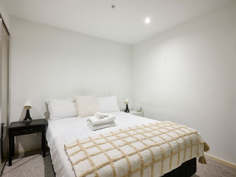 Relaxing bedroom styled for a restful night’s sleep