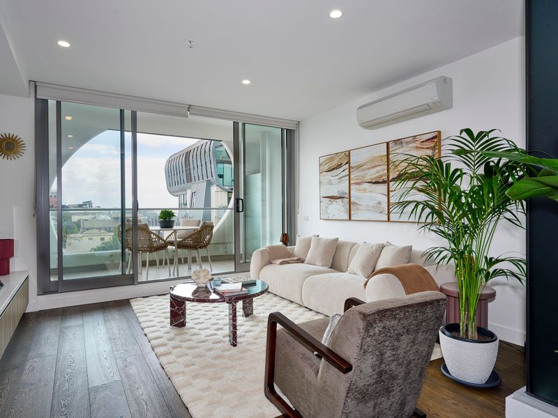 Open-plan lounge filled with natural light