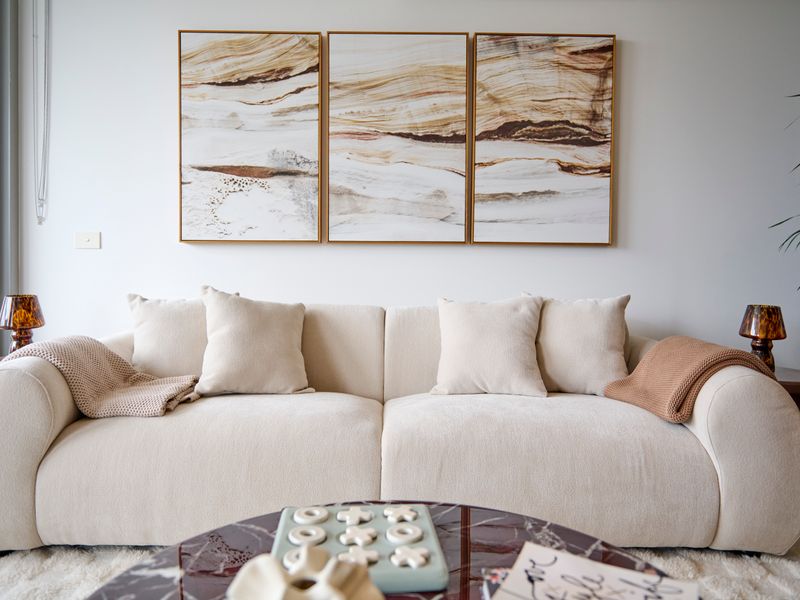 Comfortable living space designed for relaxation