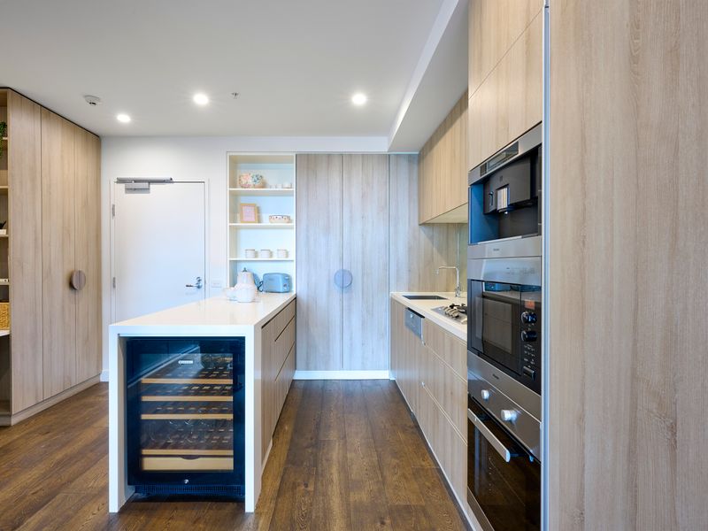 Fully equipped modern kitchen with quality appliances