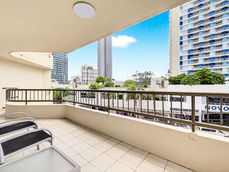 Private balcony with outdoor seating