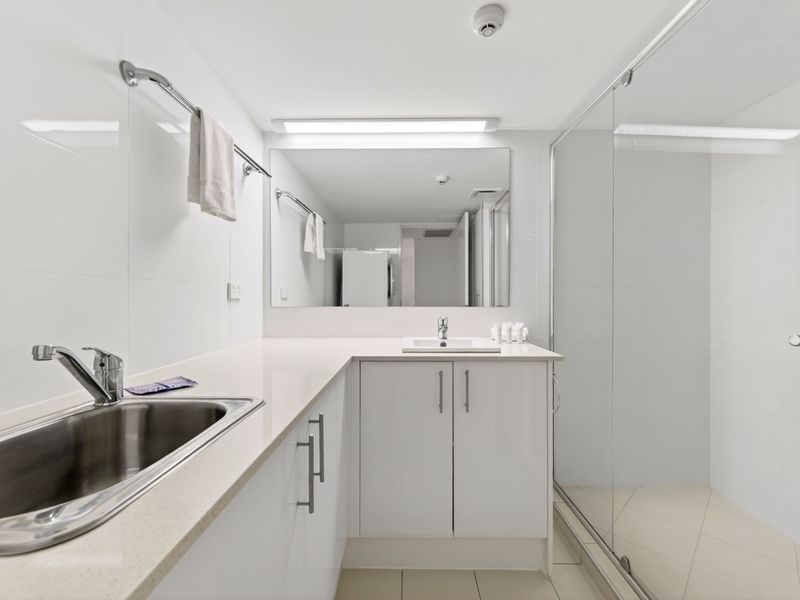 Sleek, fully equipped kitchen