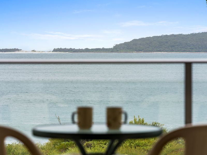 Enjoy morning coffee with uninterrupted bay views