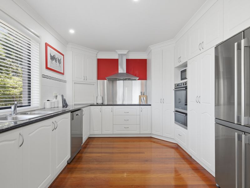 Modern kitchen with ample bench space and storage
