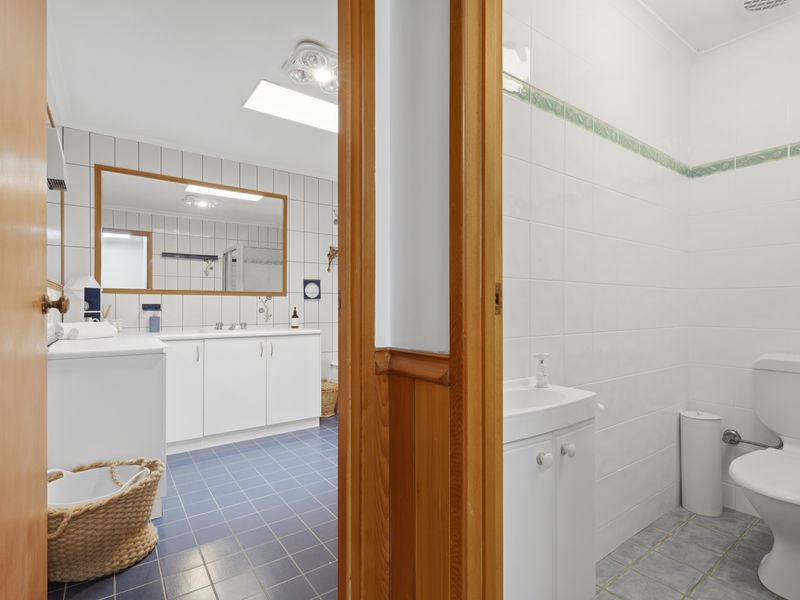 Separate toilet for added convenience