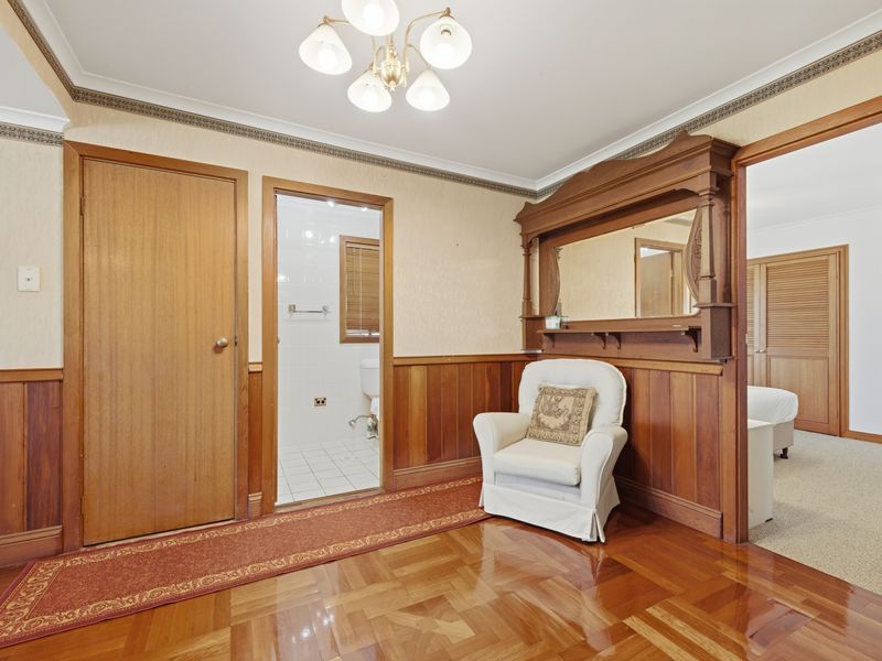 Welcoming entryway with warm timber finishes