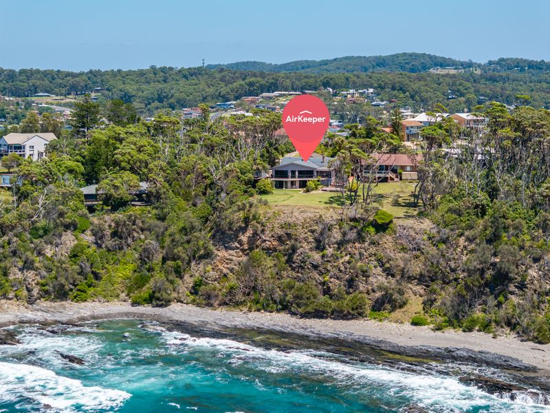 Clifftop location surrounded by nature