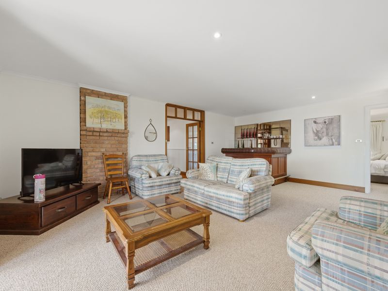 Comfortable secondary lounge for casual downtime