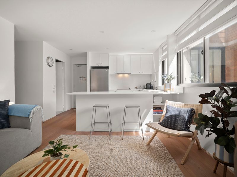 Open plan living, lounge room and kitchen