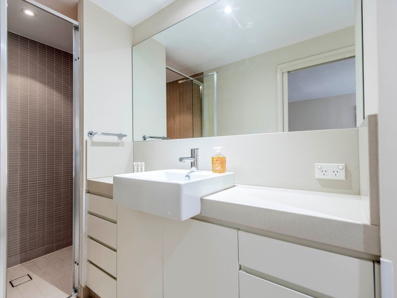 Reset and refresh in this spotless bathroom