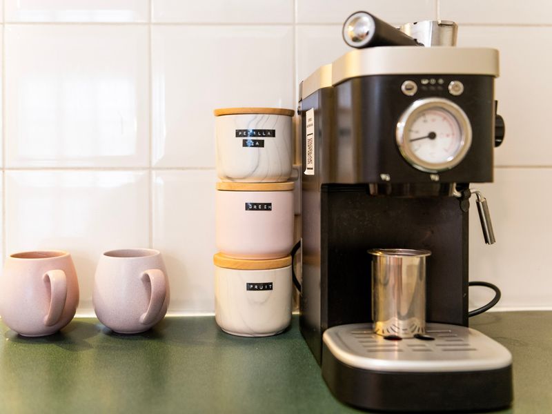 Coffee and tea station to start your mornings right