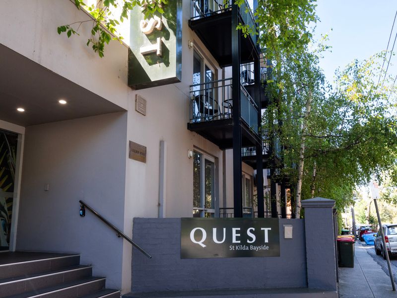 Secure and modern building entrance offering convenient and safe access.