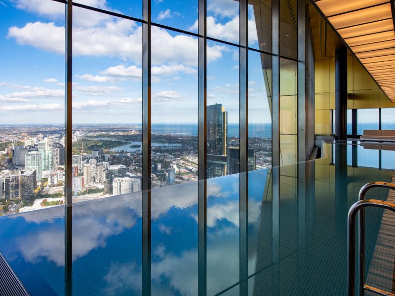 Swim, unwind, and soak in breathtaking skyline and waterfront scenery.