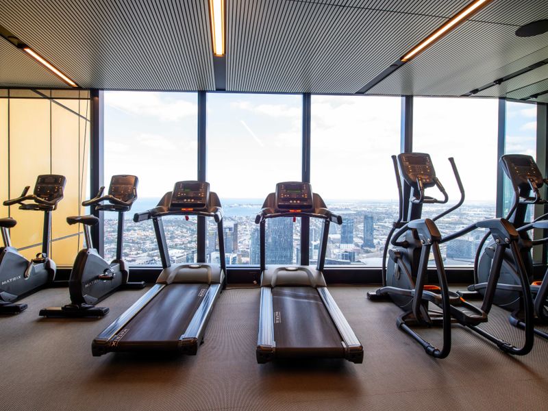 Cardio and strength equipment available for a complete workout experience.