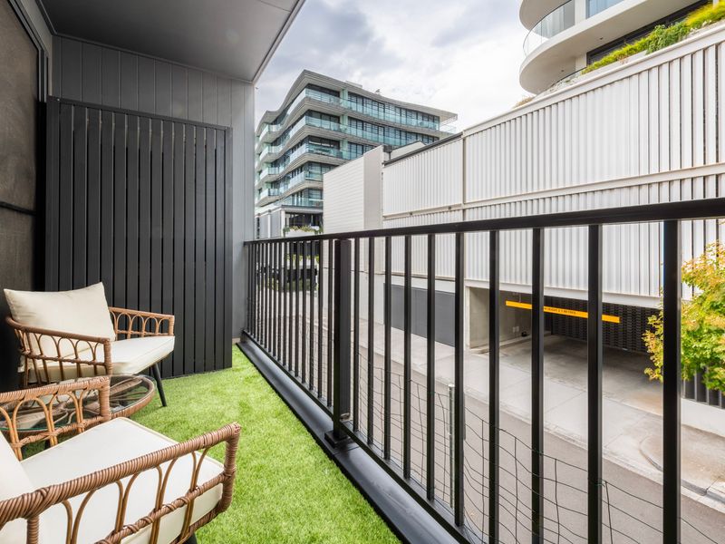 Private balcony seating — perfect for morning coffee.
