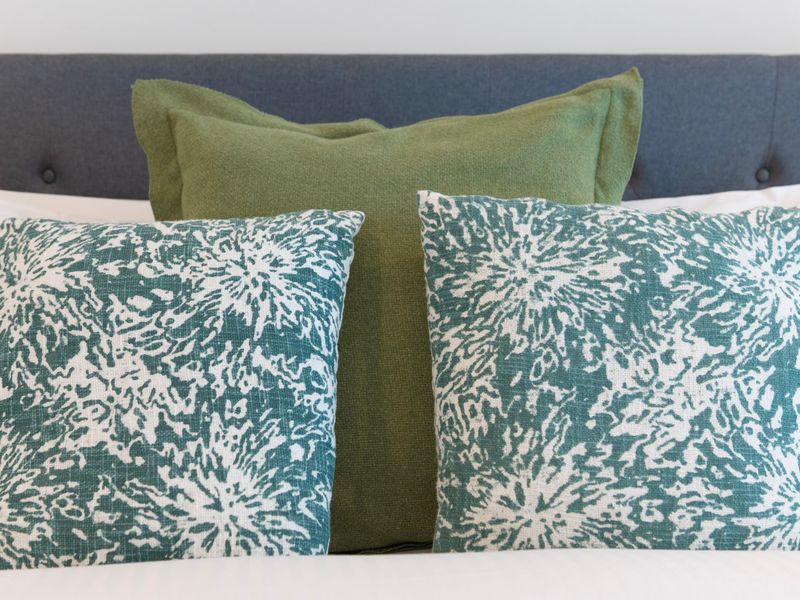 Plush bedding detail styled for comfort and relaxation.