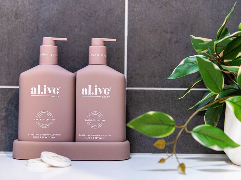 Luxury toiletries provided for a hotel-style stay.