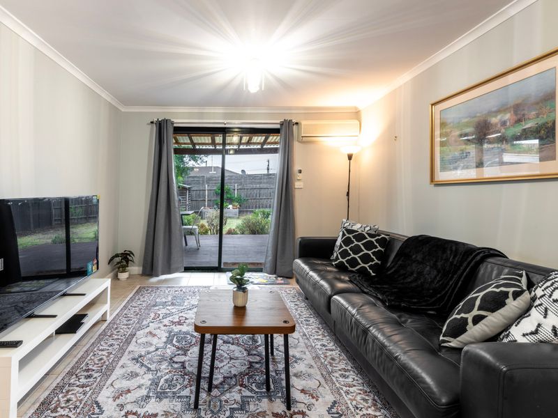 Modern living space with TV and relaxing ambiance