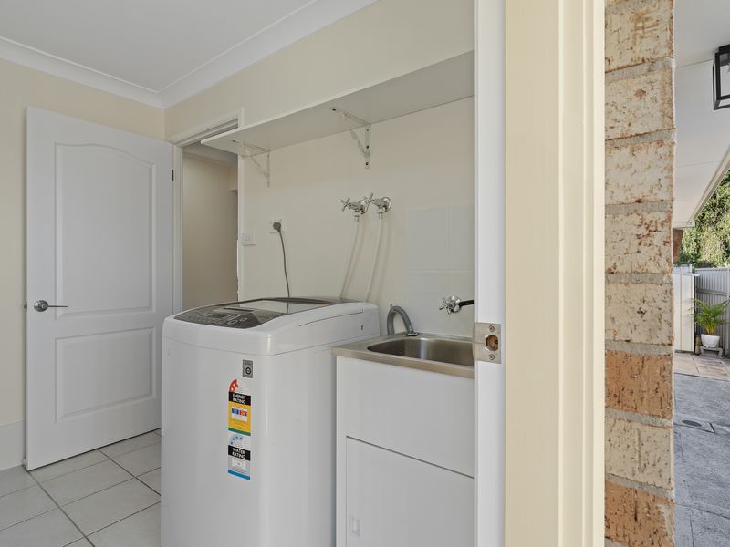 Convenient in-apartment laundry