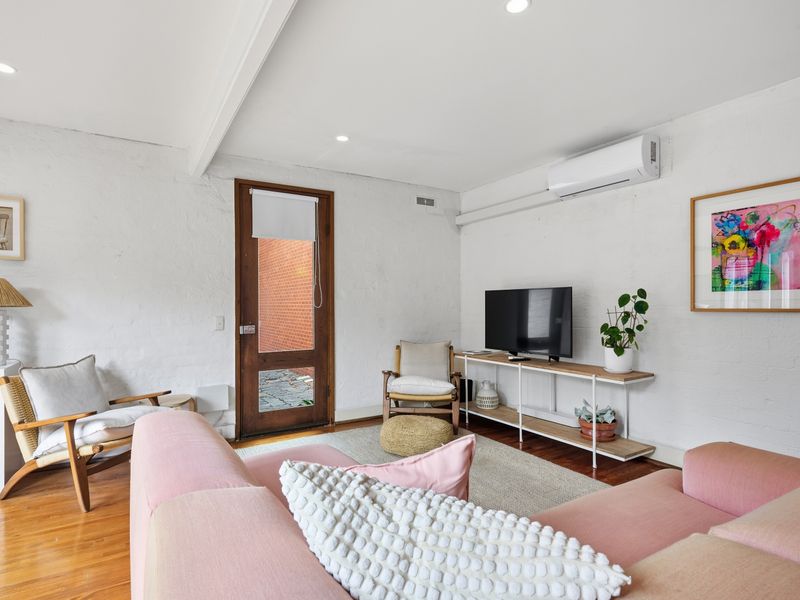 Cozy living area filled with natural light
