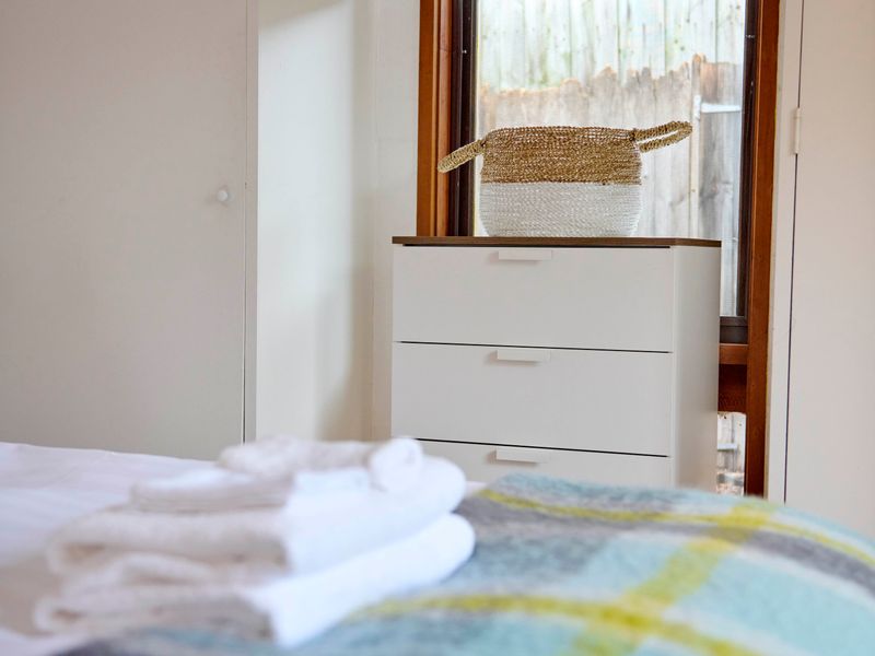 Fresh towels and thoughtful touches throughout