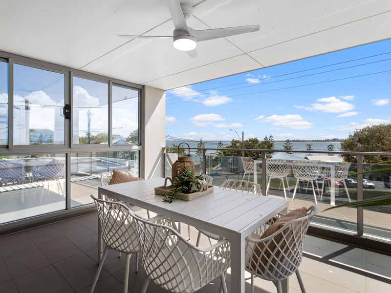 Relax outside and enjoy the refreshing coastal breeze.