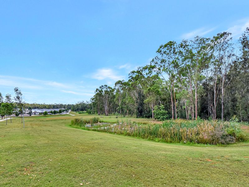 Relax under open skies and lush trees.
