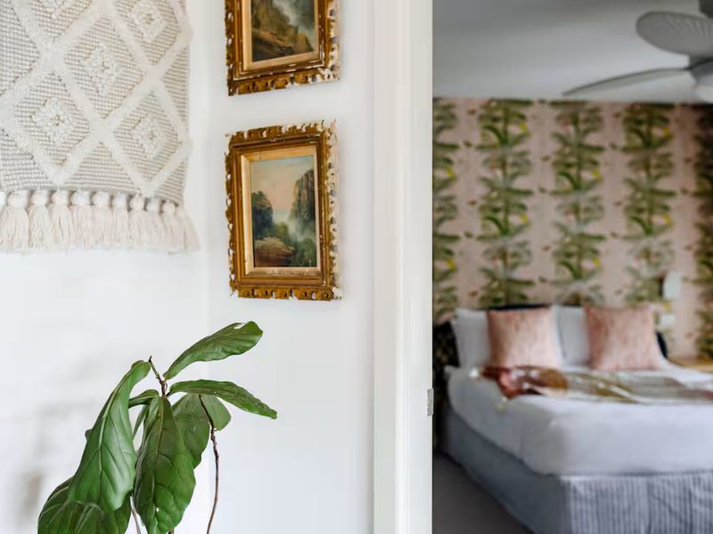 Thoughtfully styled interior accents and artwork