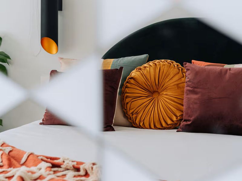Bold prints and soft pillows