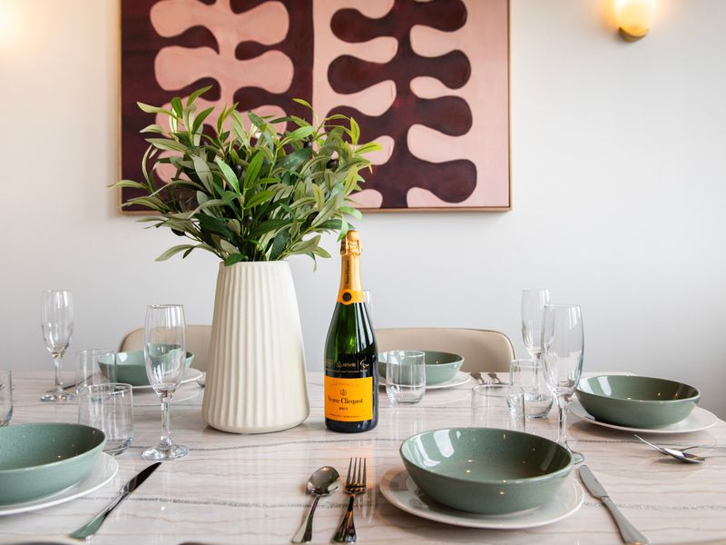Thoughtfully styled dining setting, perfect for entertaining