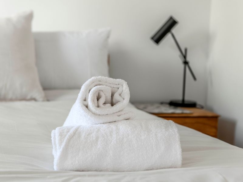 Fresh linens and thoughtful touches