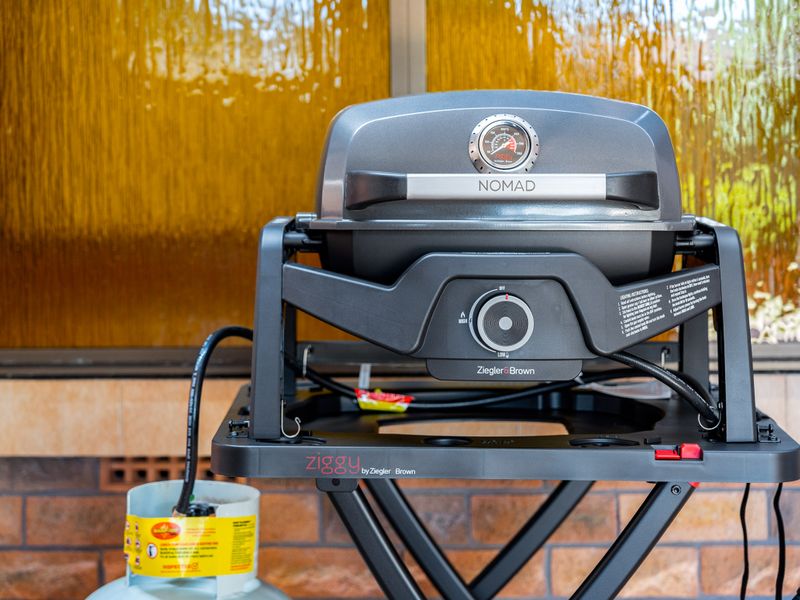 BBQ Grill ready for your slow moments