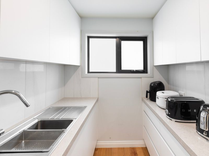 Secondary kitchenette for added convenience