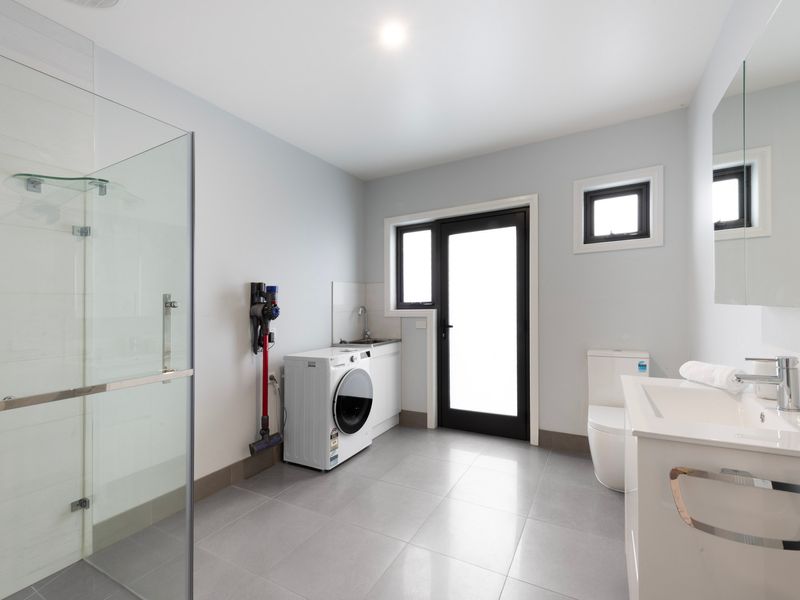 Laundry and additional bathroom