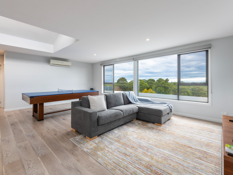 Multiple living zones designed for comfort and flexibility