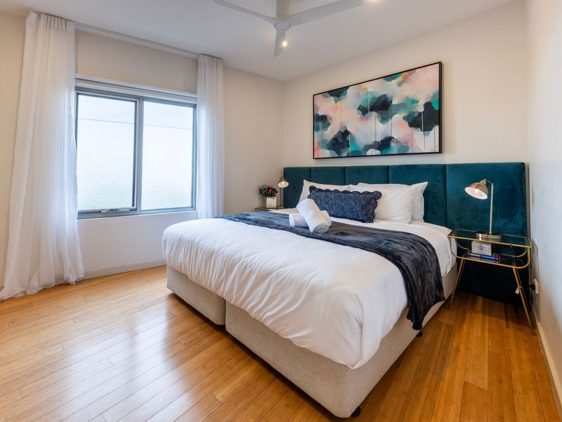 Spacious king bedroom designed for a restful night’s sleep.